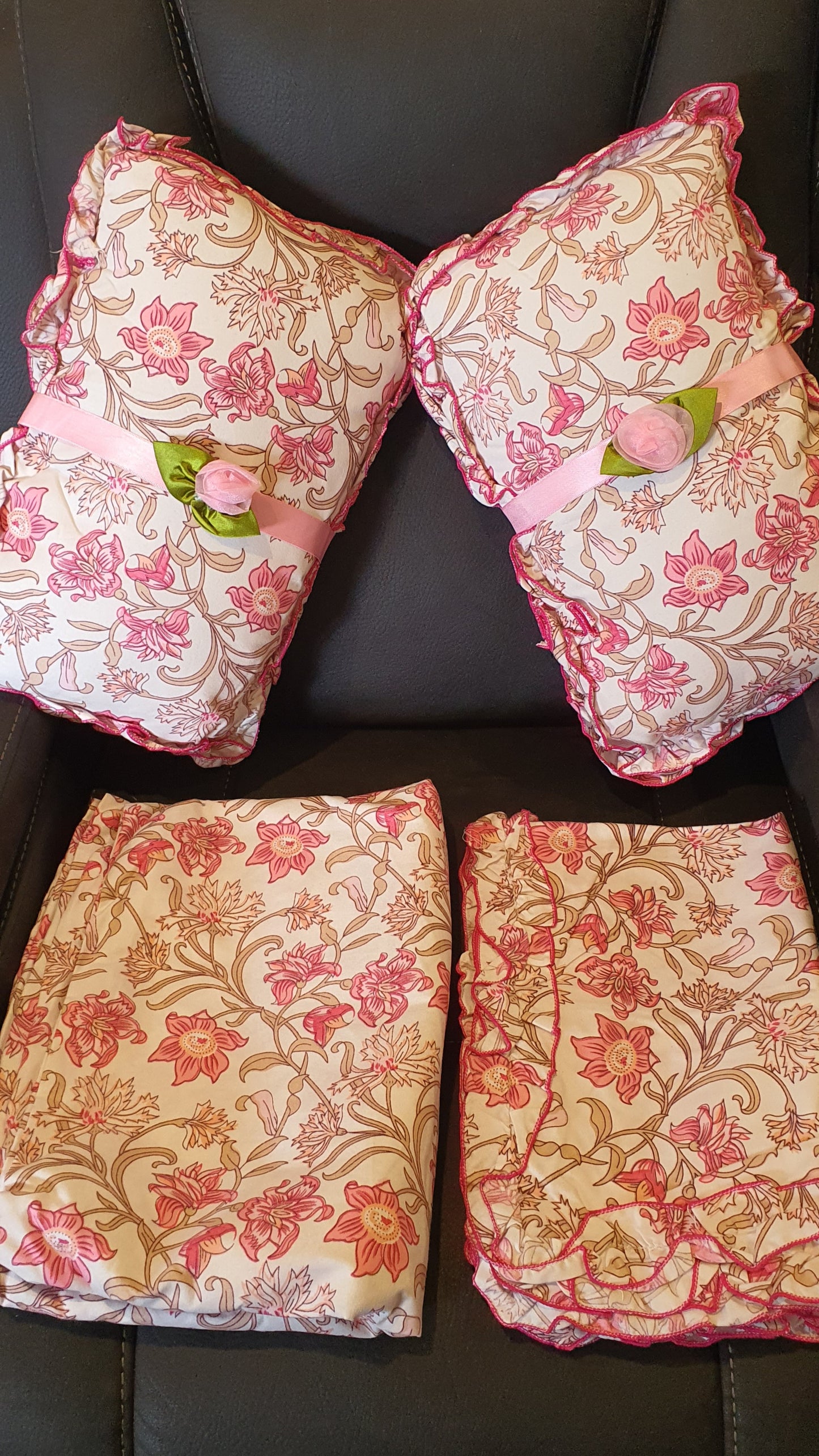 Premium Cotton Queen 5 Piece Bedsheet set